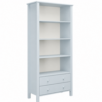 Collet boekenkast met ladenlicht blauw
