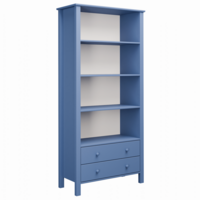 Collet boekenkast met laden blauw