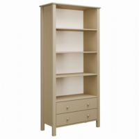 Collet boekenkast met laden sage