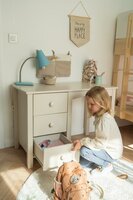 Collet bureau 3 lades cashmere