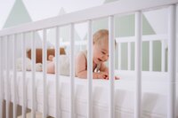 ABZ babymatras Tencel Witte panter 60x120 HR 30 koudschuim