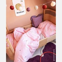 Studio Ditte dekbedovertrek kersen roze 1 persoons 140x200/220