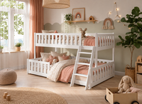 neviana stapelbed 90x200/120x200 grenen wit