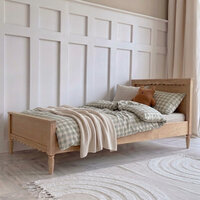 Boho 140x200 licht eiken bed