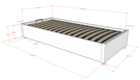 maten bed 