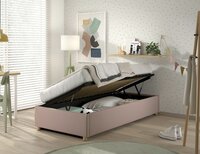 Moon opbergbed roze 90x200 lang