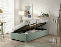 Moon opbergbed groen 90x200 lange zijde