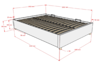 maten 140x200 bed