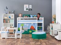 Hoppekids Dino bedtent 70x160 halfhoogslaper 