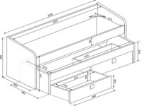 maten jules kajuitbed trasman