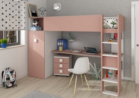 trasman plus hoogslaper roze