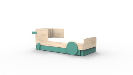 mathy by bols discovery bed met lade licht groen