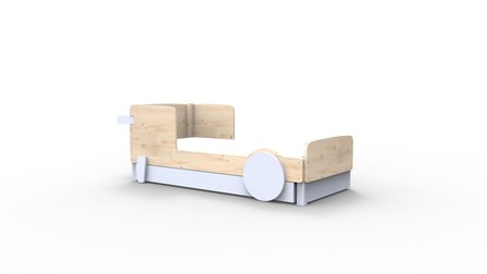 mathy by bols discovery bed met lade poeder blauw