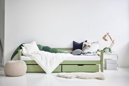 Hoppekids eco dream bed pale green 90x200