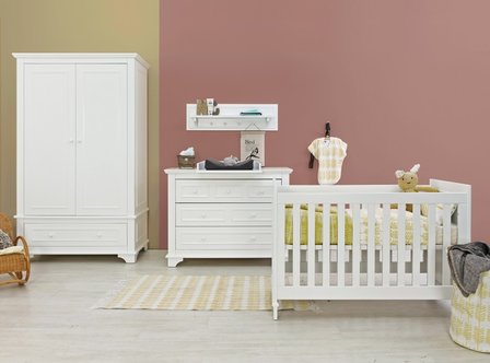 Bopita Charlotte 3 lade commode wit