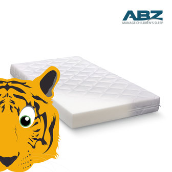 ABZ peutermatras Tijger Ergo plus 70x140 HR40 koudschuim 