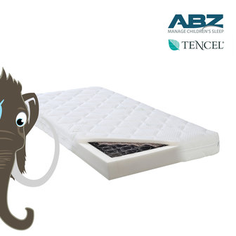 Zzzoo Mammoet matras 90x200x20 bonellvering Tencel hoes