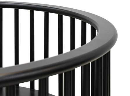 Bopita Rondo box mat zwart op wielen * Gratis boxmatras cadeau