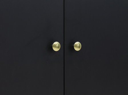 Bopita Clo&euml; 3 deurskast zwart / goud
