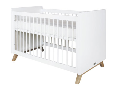 Bopita Lynn 2-delige babykamer wit - naturel