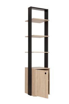 Duplex open rack XL naturel / zwart 