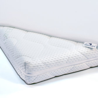 ABZ Zzzoo kleutermatras Witte panter 70x150 HR 30 + airgosafe topper