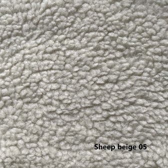 stof van de foto sheep beige