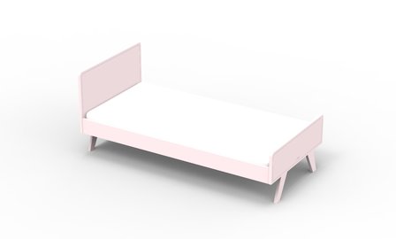 madavin bed 90x200 poeder roze