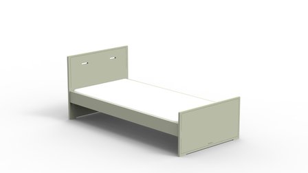 madaket bed 90x200 muis grijs