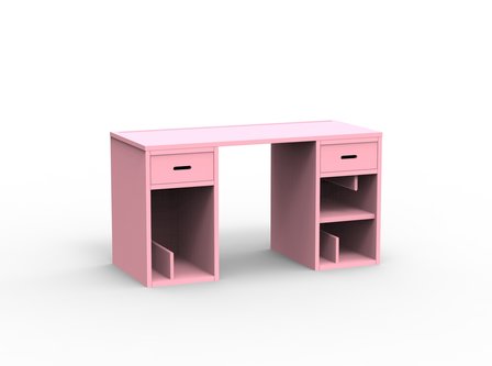 winkel vragen bestellen Mathy by Bols Madaket bureau licht roze - Kinderbeddenstore