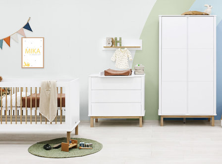 Mika cotbed babykamer sfeer