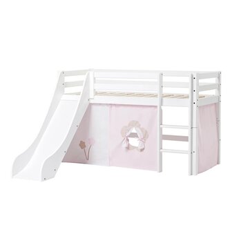 hoppkids glijbaan bed met fiarytail tent