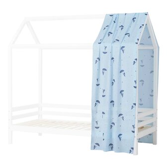 hoppekids ole lukoie gordijn blauw 90x200