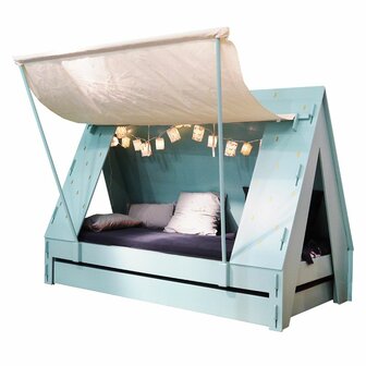 sfeerbeeld tent bed