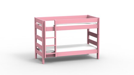 stapelbed grenen 149 licht roze