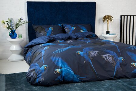 Snurk dekbedovertrek Blue parrot Lits-Jumeaux 240x200/220