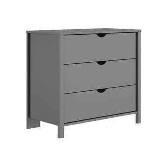 Gami 3 ladenkast grijs - Kinderbeddenstore