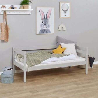 Buitenshuis Vruchtbaar ontgrendelen Hoppekids Eco comfort peuterbed 70x160 grenen Dove grey - Kinderbeddenstore