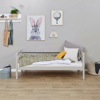 Hoppekids Eco comfort peuterbed 70x160 grenen Dove grey