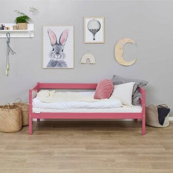 Hoppekids Eco comfort peuterbed 70x160 grenen Baroque rose