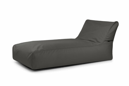 Slowdown sunbed 90 zitzak outdoor colorin donker grijs