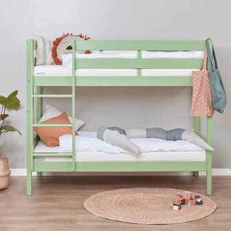 hoppekids eco comfort stapelbed 70x160 groen