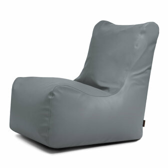 Slowdown seat zitzak outside kunstleder grijs