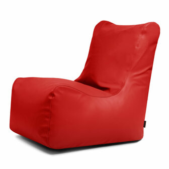 Slowdown seat zitzak outside kunstleder rood