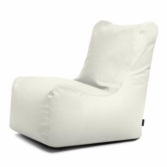 Slowdown seat zitzak outside kunstleder wit