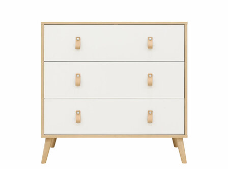 commode leren greepjes