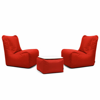 pusku pusku chill 3 delige set Seat Ox rood