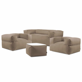 Slowdown veranda lounge set moog colorin taupe
