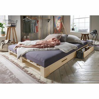 infanskids pallet bed naturel 140x200