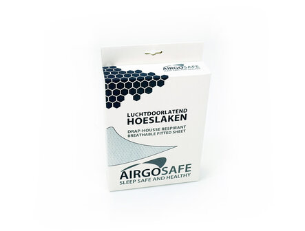 abz airgosafe hoeslaken 60x120 grijs